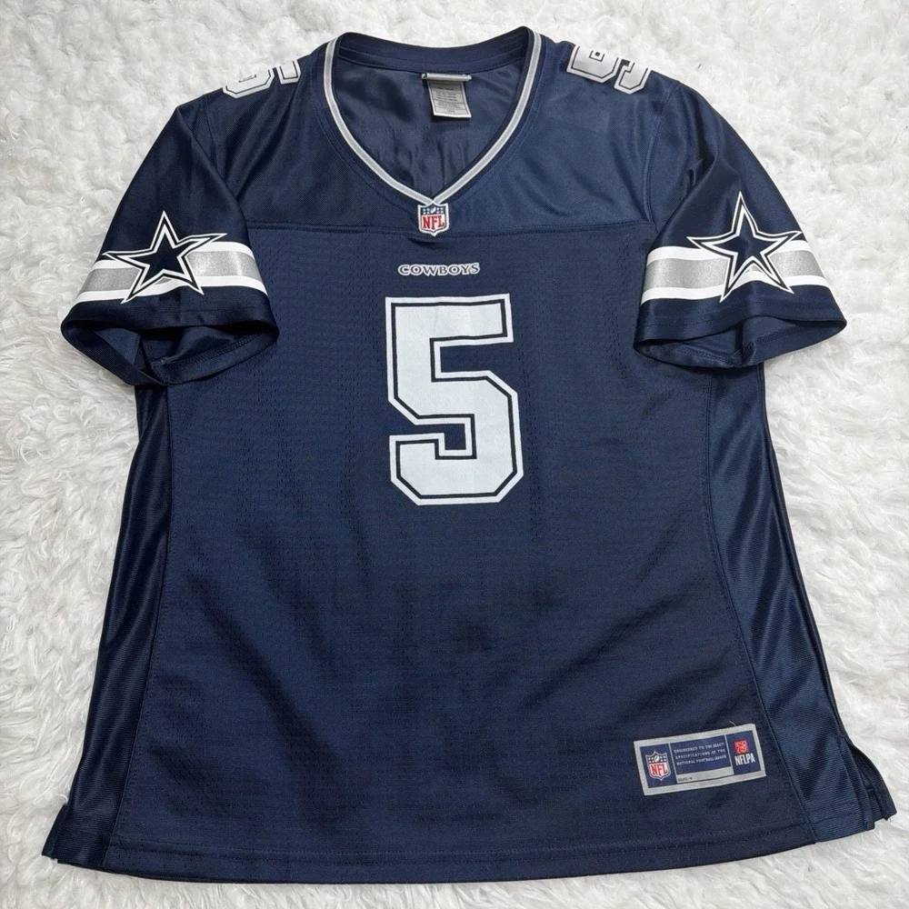 Dallas Cowboys Dan Bailey #5 Jersey‎ Womens L NFL Pro Line Blue Fan Apparel Gear